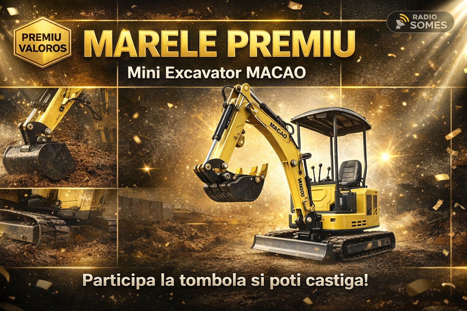 Marele Premiu - Mini Excavator Macao